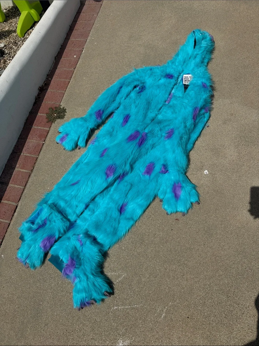 Sully Monsters Inc adult costume large